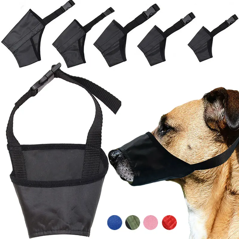 Adjustable Breathable Safety Dog Muzzles Anti-Biting Anti-Barking Anti-Chewing Puppy Training Protection Supplies