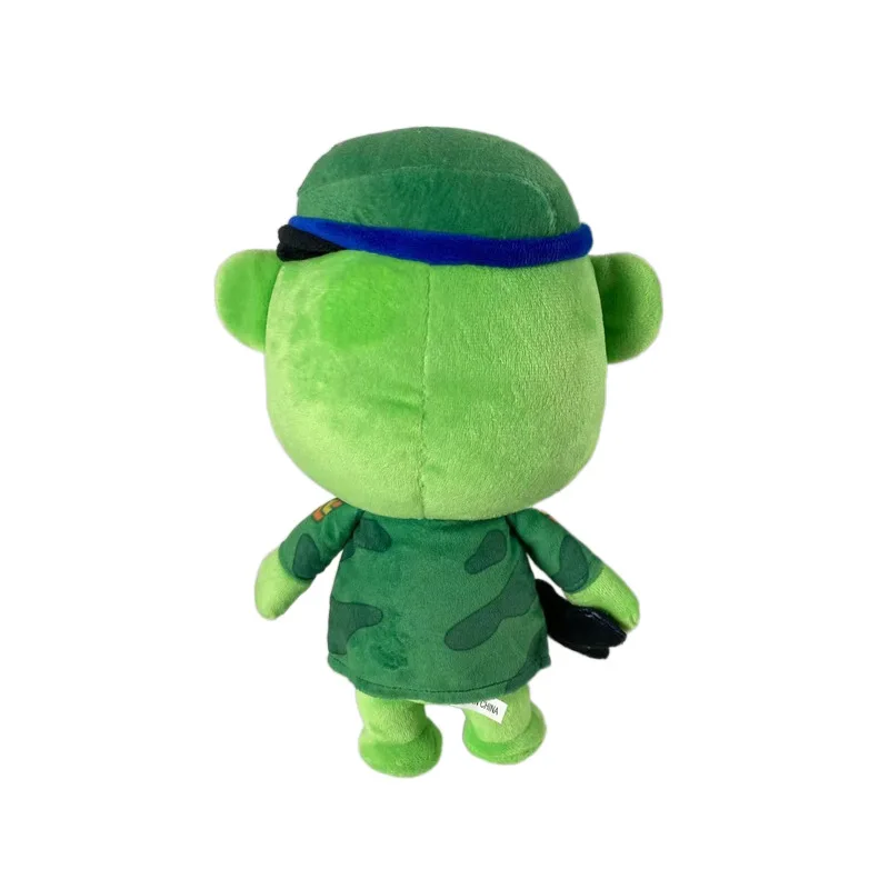 28cm HTF Happy Tree Friends Anime Happy Tree Friends Soldier Fliqpy Plush Toys Dolls Military Flipy Doll Plush Toy for Kids Gift