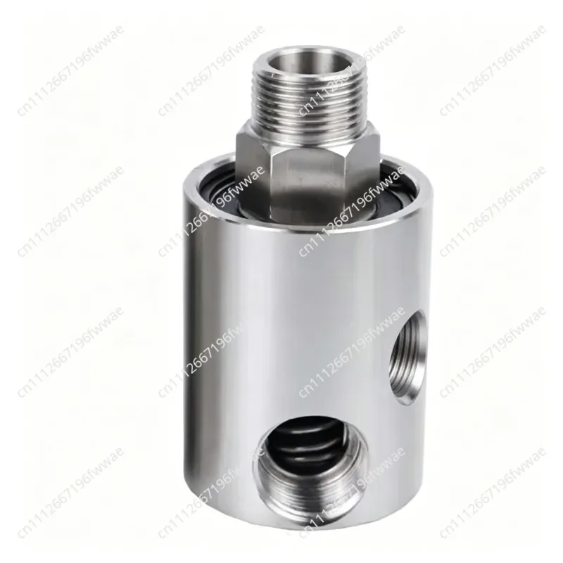 Stainless Steel High Pressure Low Speed Pipe Reel Rotary Joint Water Pressure Automatic Rotary Cleaning Equipment