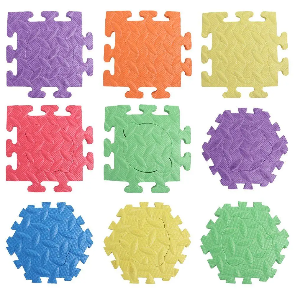 Anti Slip Pet Voice Recording Button Puzzle Pad Colorful Dedicated Dogs Training Communication Eva Mat Waterproof Durable