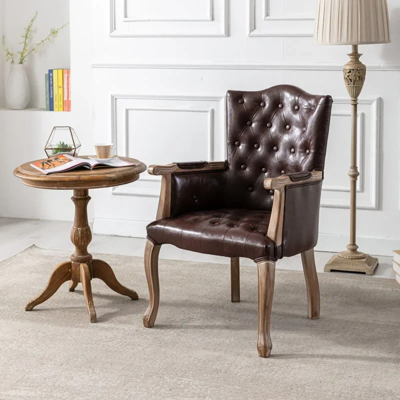 Smooth Stable Creative Ergonomic Living Room Chairs Compact Comfortable Modern Wooden Living Room Chairs Chaise Salon Furniture