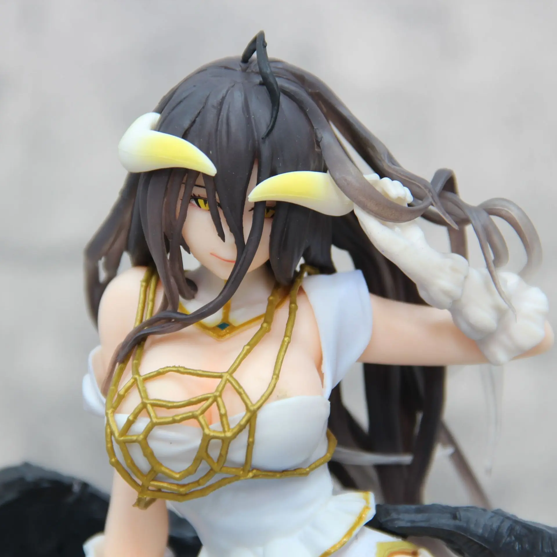 Anime Overlord Albedo Cartoon Sexy Girls PVC Action Figures Toy Collectible Model Toys To Kids Children Gifts 28cm