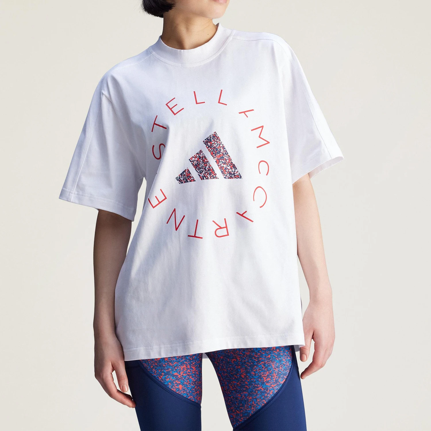 

Adidas оригинальные летние женские дышащие с короткими рукавами и принтом 2025 JG0975