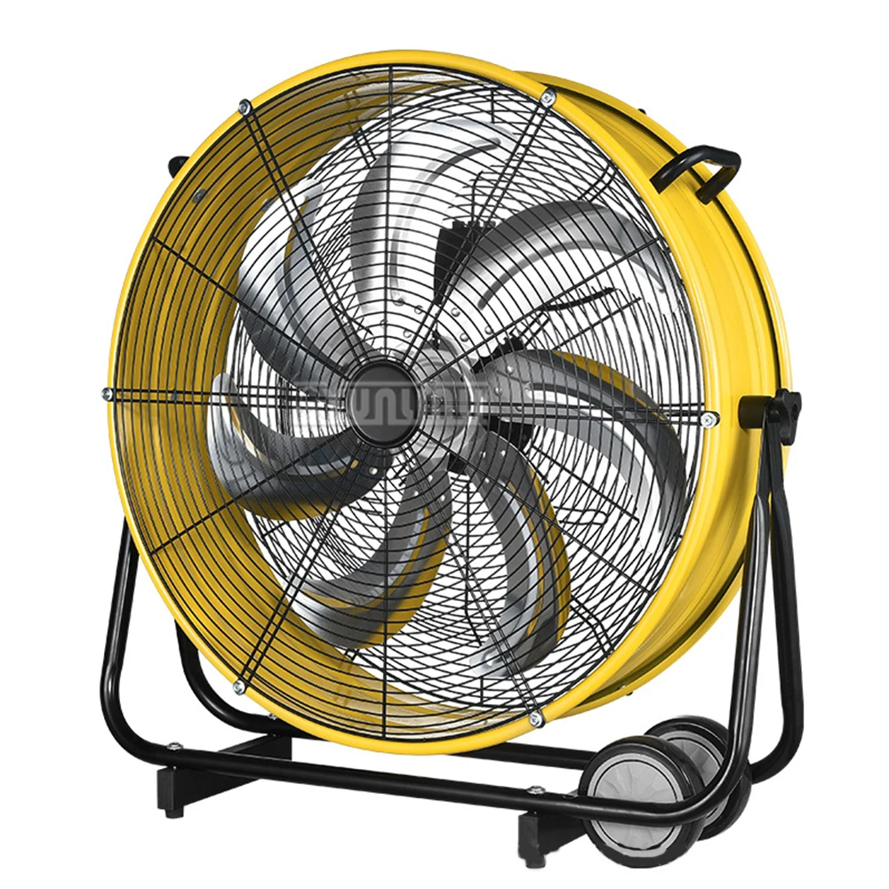 مروحة طبلة صناعية مقاس 20 بوصة، مروحة عادم قوية مع 3 سرعات Ventilador Industrial Alta Potencia