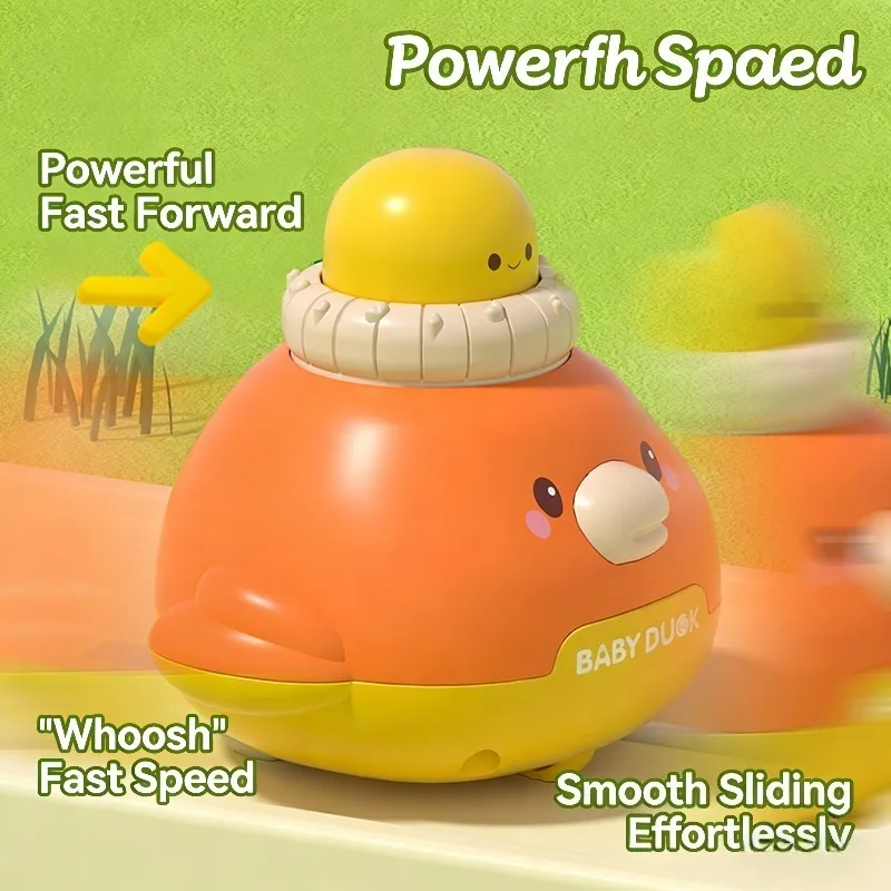 Baby Toy Car Press Inertia Sliding Cartoon Car Cute Chick Early Childhood Education Toy Color Cognition Parent-child Interaction