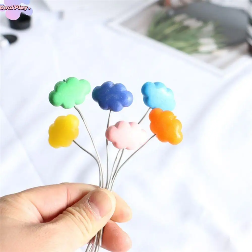 

Pretend Play 1:12 Dollhouse Furniture Miniature Balloon Bendable Mini Balloon Cloud Iron Wire Heart Balloon Model Doll House