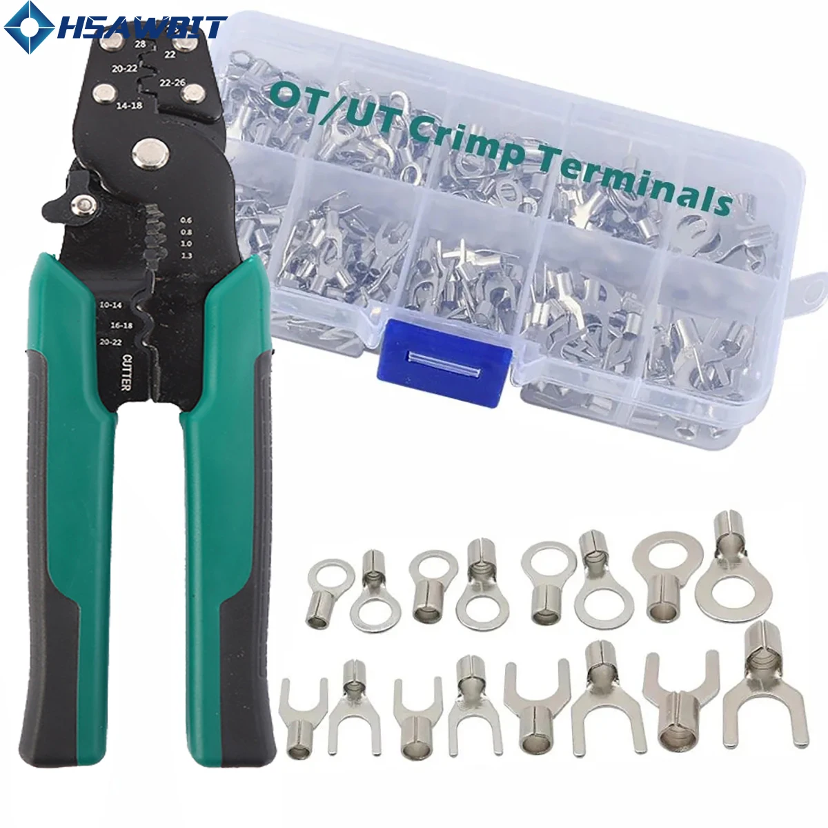 كماشة العقص الطرفية الكهربائية الصغيرة ، تجريد الأسلاك ، القطع ، أداة العقص اليدوي ، مجموعات الموصلات المتعددة ، متعددة الوظائف