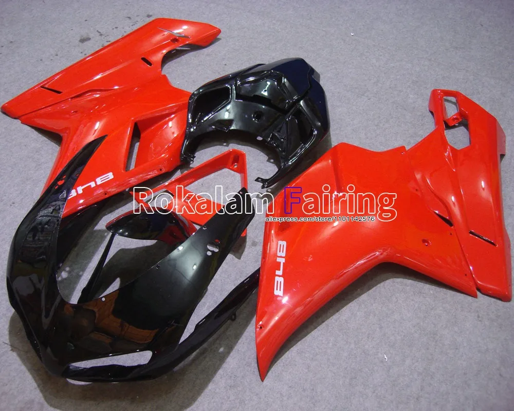 For Ducati 848 1098 2007 - 2011 1098S 1198 07 08 09 10 11 Aftermarket Kit ABS Motorcycle Fairing (Injection molding)