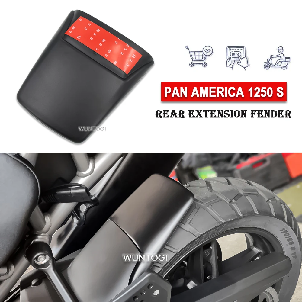 

For HARLEY PAN AMERICA 1250 S PA1250 PA1250S PAN AMERICA1250 2021 2022 Motorcycle Rear Mudguard Fender Rear Extender Extension