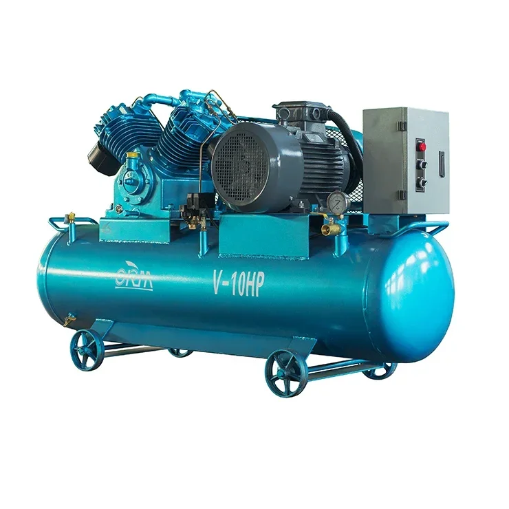 

Головка компрессора насоса, изготовленная на малошумным лабораторным безмасляным воздушным компрессором, 240 литров