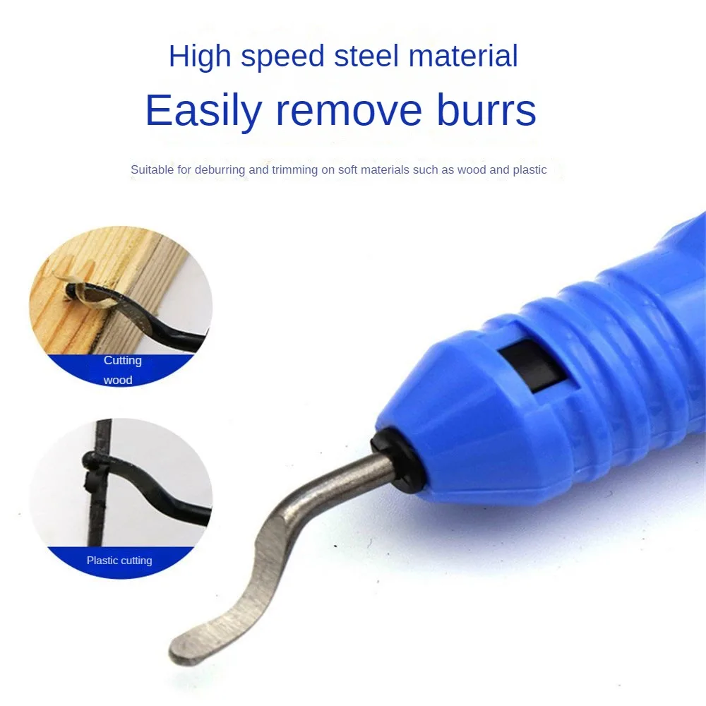 Professional Burr Trimming Cutter Trimming Knife Scraper Edge Deburring Head Cutters Set Burr Remover Hand Tool For Wood Plastic