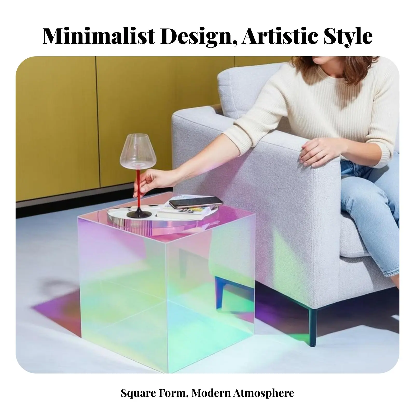 table-d'appoint-irisee-table-cube-irisee-peu-encombrante-esthetique-moderne-facile-a-nettoyer-pour-les-proprietaires-salon