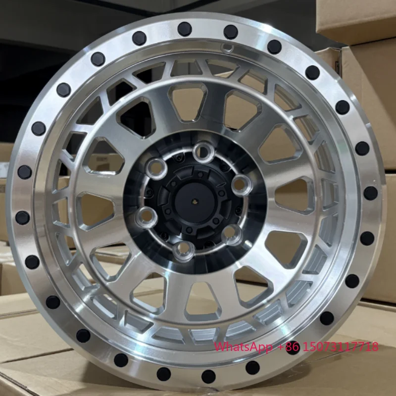 

17x8 Multi Spoke 6x139.7 Simulated Beadlock 4x4 Truck Wheels Rims