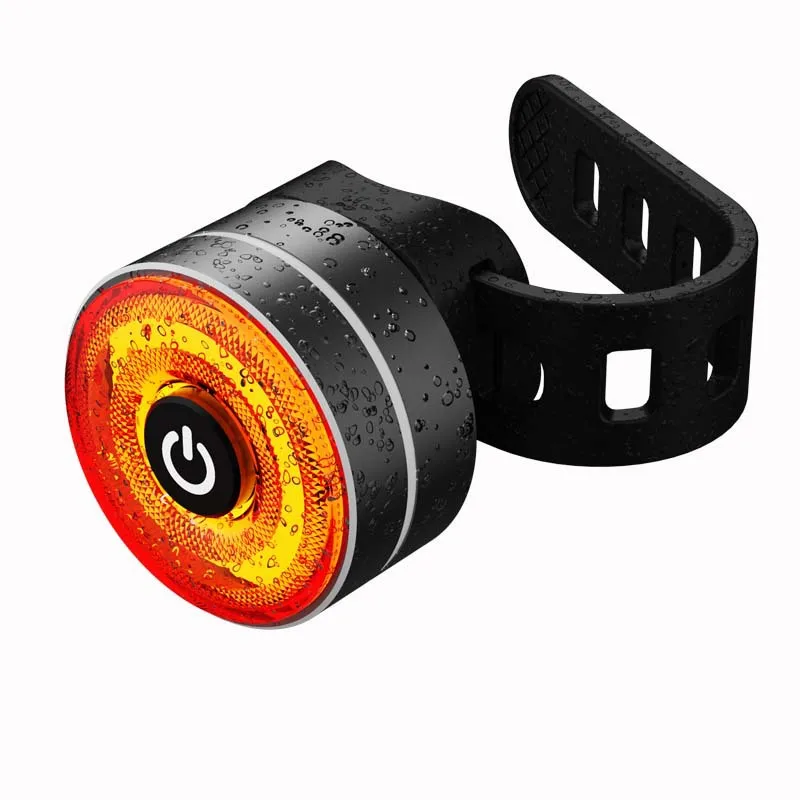 

New bicycle tail light safety warning light riding red safety lights mountain bike tail lights