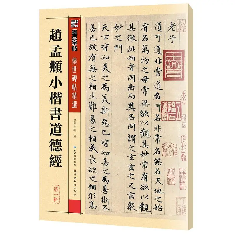 

Tao Te Ching Ling Fei Jing Calligraphy Brush Copybook Zhao Mengfu Regular Script Calligraphy Practice Stone Inscription Copybook