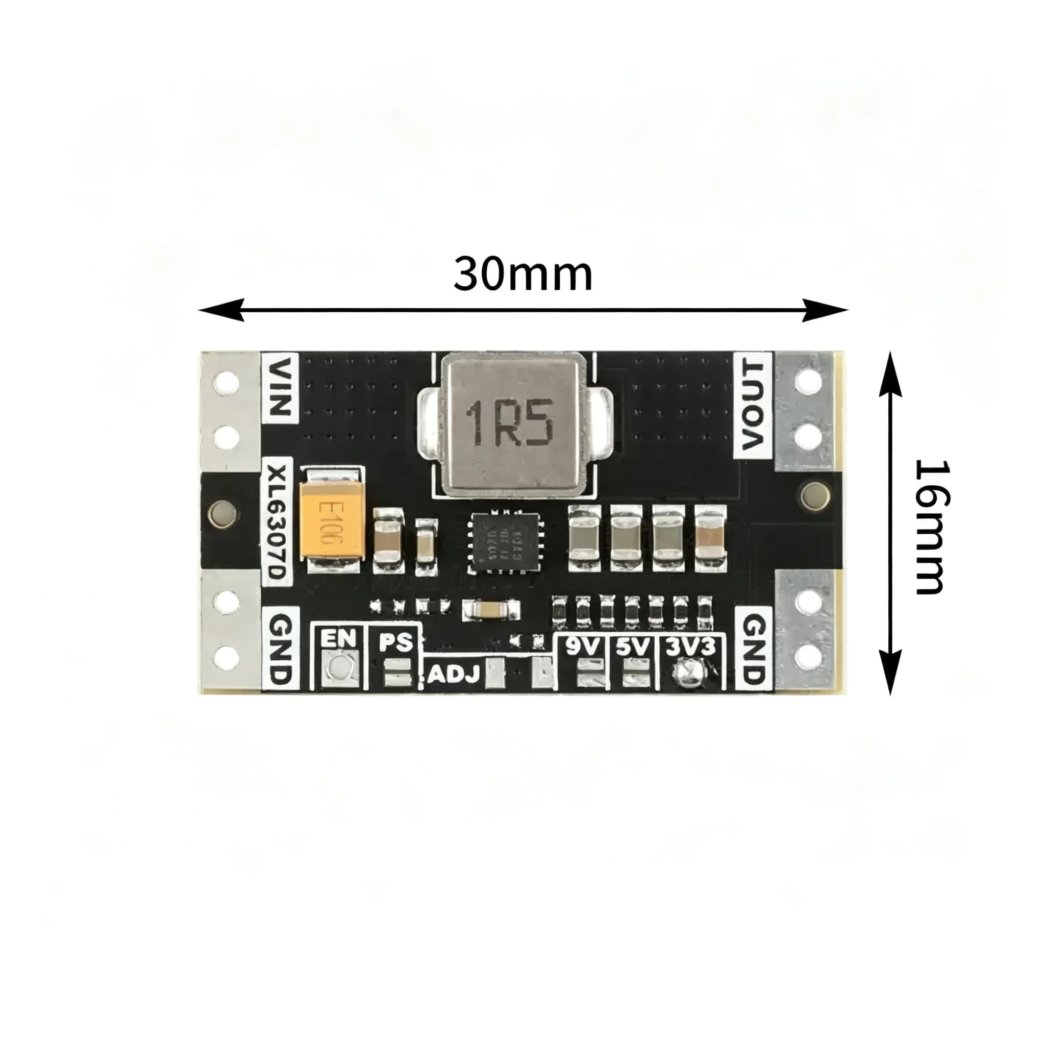 1/5/10PCS TPS63070 XL63070 DC Automatic Step Up Down Power Boost Buck Module 3.3V 5V 9V Low Ripple Lithium Voltage Stabilization