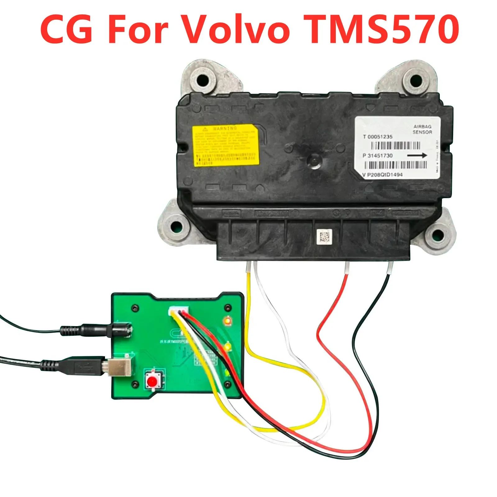 

Best quality CG For Volvo TMS570 OBD Airbag Reset Tool Airbag ECU Reset Clear the Collision Memory No Welding No Opening Cover