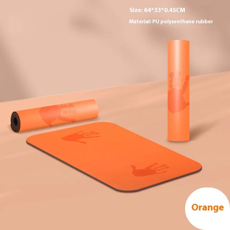 

New Non-Slip Pu Yoga Mat 4.5 Mm Thick, Suitable For Exercise, Pilates, Gymnastics, Fitness Equipment