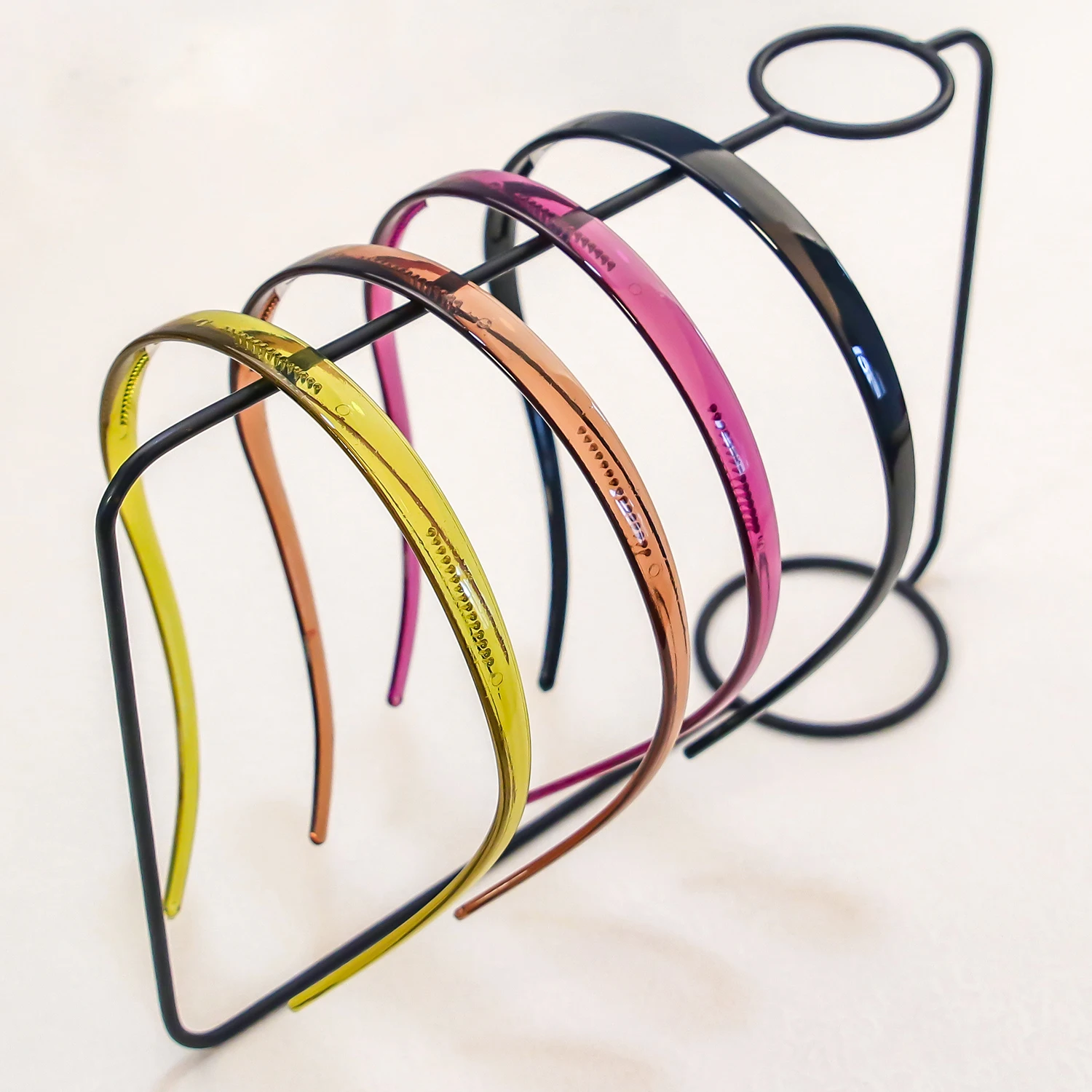 4PCS Sunglasses Frame Shape Plastic Hairband For Women Elegant Solid Headband Hair Decorate Hair Hoop Fashion Hair Accessories