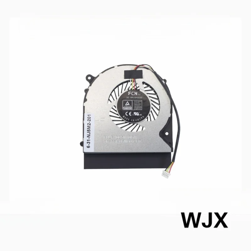 Laptop CPU cooling fan for n750wu n751 n770wl n850ek 6-31-nj5m2-201