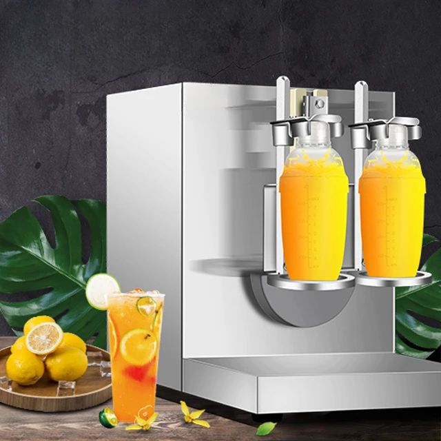 

Commercial Double-head 220V Milk Tea Shaker Bubble Tea Shaker Machine Boba Shaker