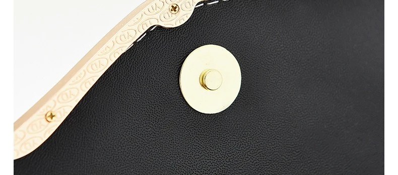 Hochwertige Handtasche aus PU-Leder, Damenhandtasche, einfarbige Umhängetasche, Damen-Messenger-Tasche, kleine Tragetasche für Damen und Mädchen. – Detail 5