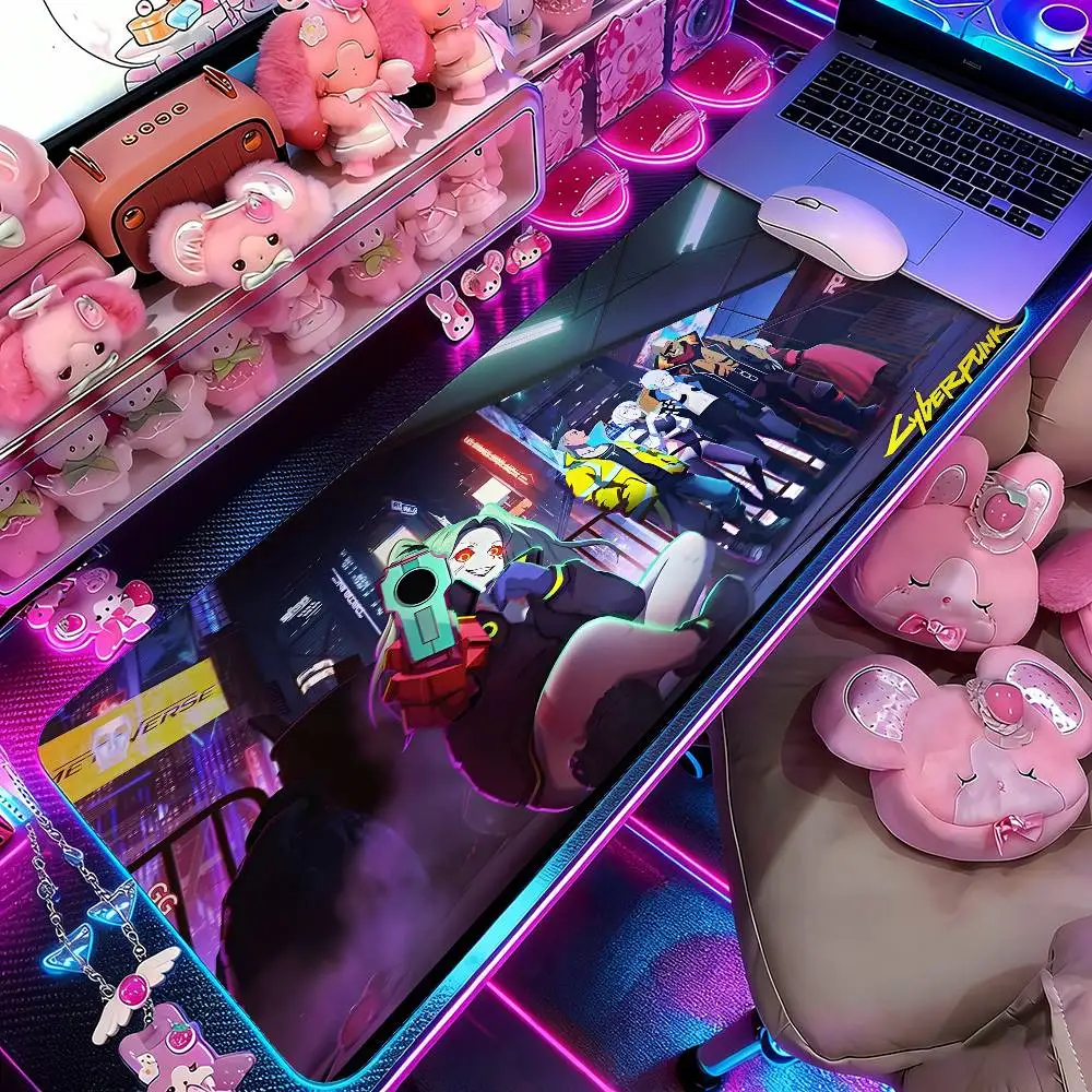 

Коврик для мыши W-Cyberpunks-E-Edgerunners-w, компьютерный коврик, настольный коврик, коврик для клавиатуры ноутбука, большой офисный коврик для мыши с пейзажным рисунком