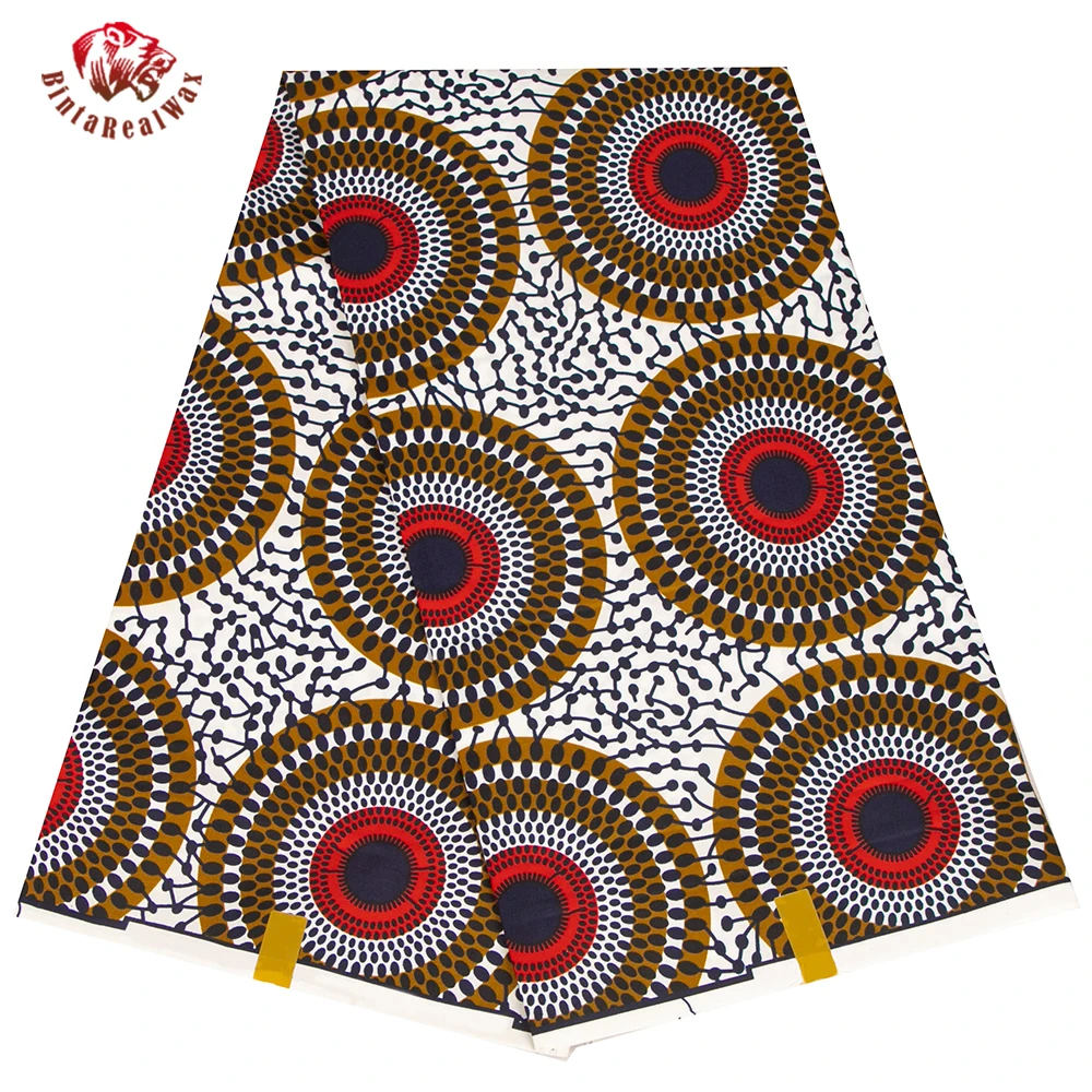 Bintarealwax2024 African Polyester Fabric High quality Ankara Fabric House batik Fashion New African fabric Sewn cloth FP6580