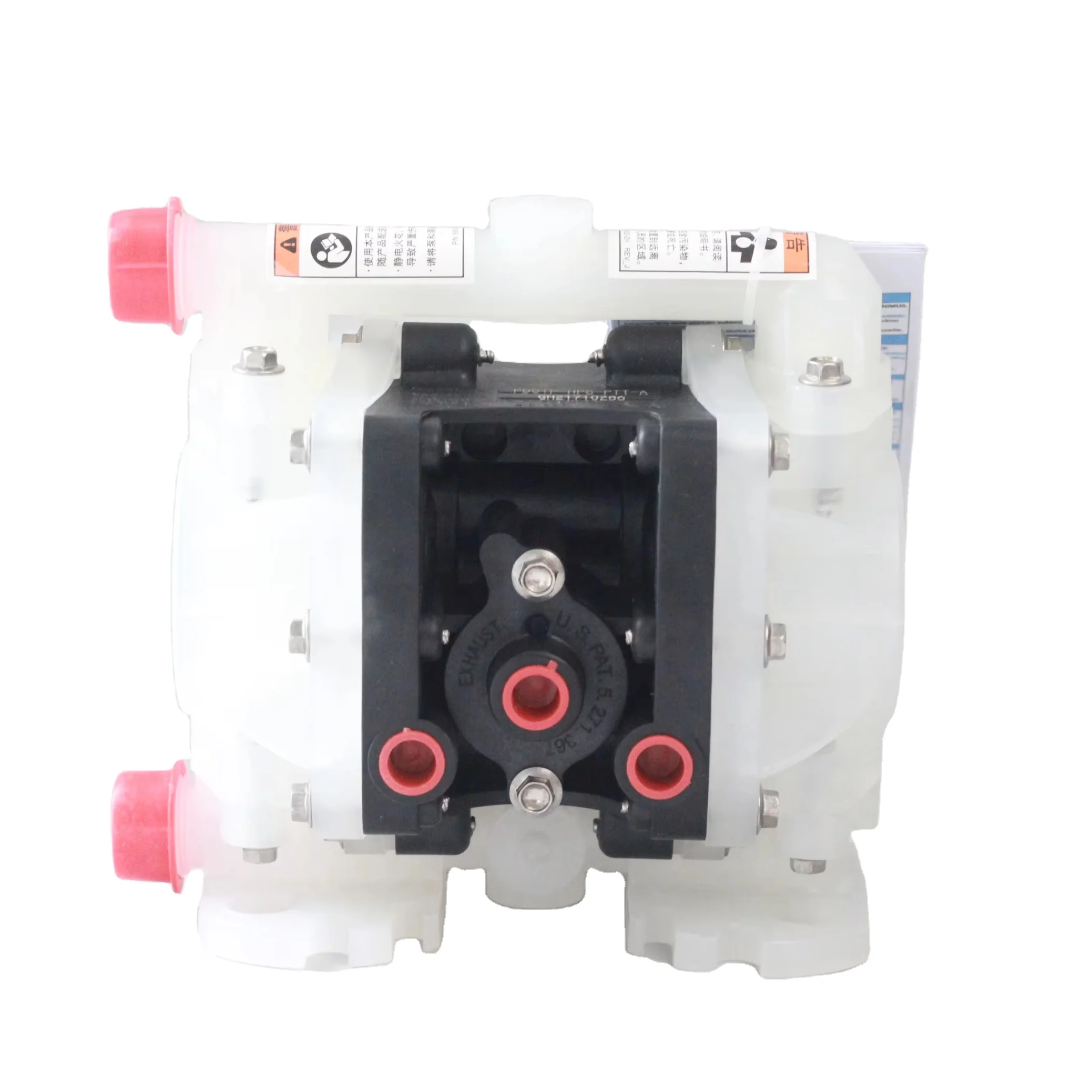 Factory price PVDF 1/4 inch pneumatic diaphragm pump for strong acid chemicals