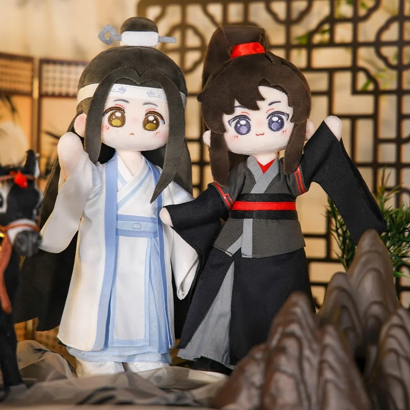 

Authentic Mo Dao Zu Shi Accompany You Series 23cm Posable Cotton Doll Wei Wuxian Lan Wangji Collectible Plush Toy Birthday Gift