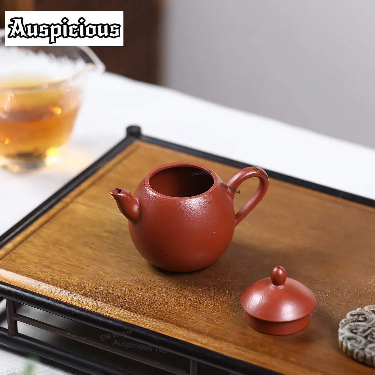 

100ml Boutique Yixing Purple Clay Teapots Handmade Bamboo Smoke Pot Raw Ore Zhu Mud Kettle Chinese Zisha Teaset For Tea Supplies