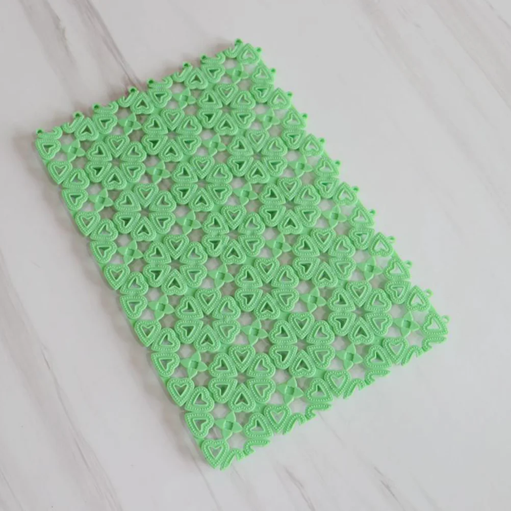 

6Pcs Rabbit Cage Pads Hollow Design Quick Drainage Prevent Scratches Comfortable Tidy Space No Installation Required