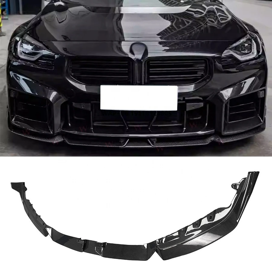 

E Style 2023+ for G87 M2 Bodykit Carbon Fiber Front Bumper Lip with Lower Lip Splitter Spoiler New Condition 3 PCS