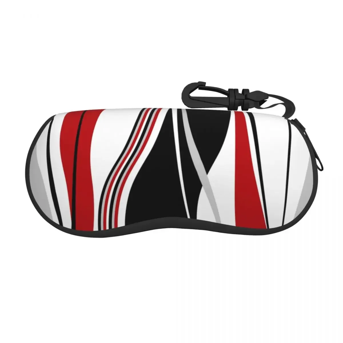 

Vintage Abstract Waves Shell Eyeglasses Protector Cases Cute Sunglass Case Geometric Colorful Glasses Pouch