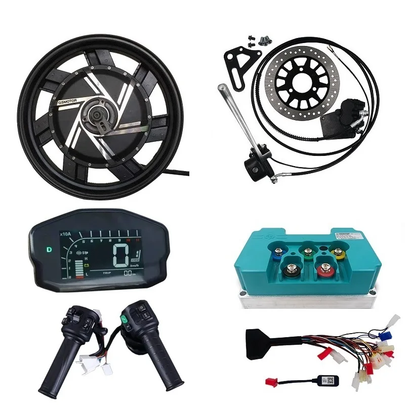 QS273 4000W V3 17inch Electric Hub Motor Conversion Kits