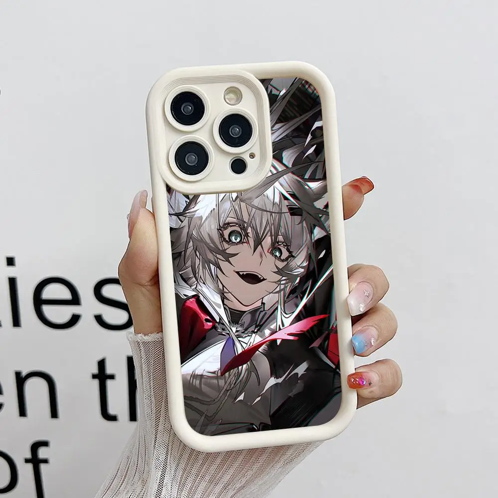 

Чехол для телефона Arknights Lappland из утолщенного ТПУ для iPhone 17 16 15 14 13 12 11 Air Pro Max Plus, цветной