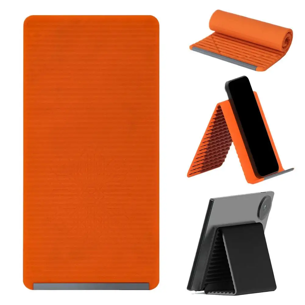 

Soft Silicone Flexible Phone Holder Foldable Design Adjustable Desktop Support Bracket Compatible With iPhone iPad Tablet Laptop