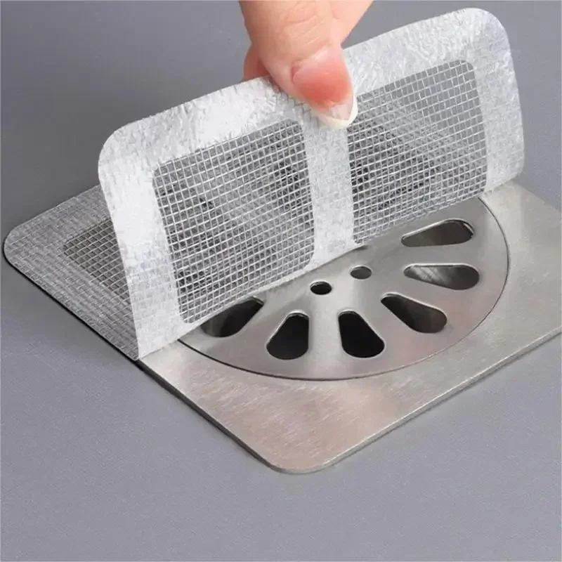 Bathroom Sink Drain Filter - PVC Woven Drainage Mesh Net Hair Catcher