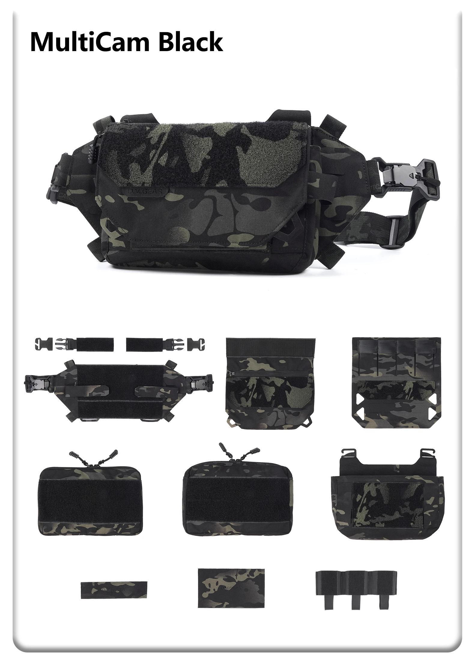 Dmgear 1120xオリジナルの多機能ウエストバッグタクティカルチェスト