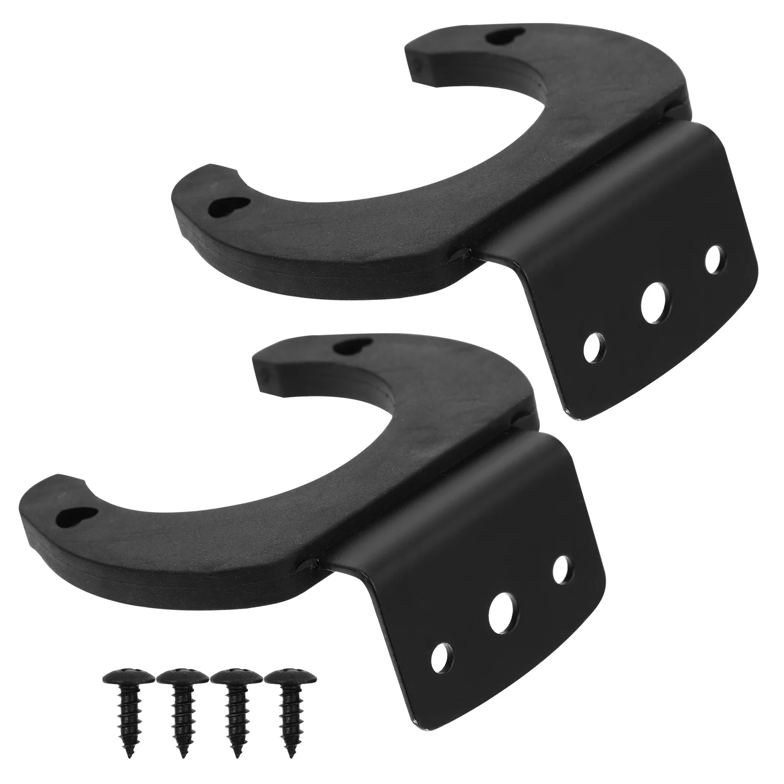 2 PCS Microphone Hook Magnetic Hooks Hanger Desktop Wireless Clamp Silica Gel Wall Clip Stand