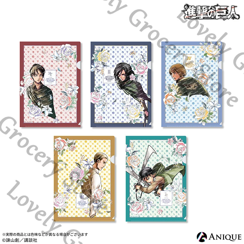 

Anime Shingeki No Kyojin Eren Jaeger Mikasa·Ackerman Armin Arlert Erwin Smith Cosplay Cartoon Card Postcard Lesser Calorie Gift