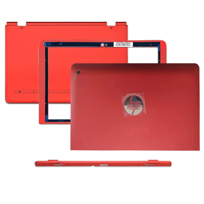 New For HP X2 10-P 210 G2 TPN-Q180 Laptop LCD Back Cover Front Bezel Bottom Case Hinge Cover Rear Lid Case Red A B  D Cover