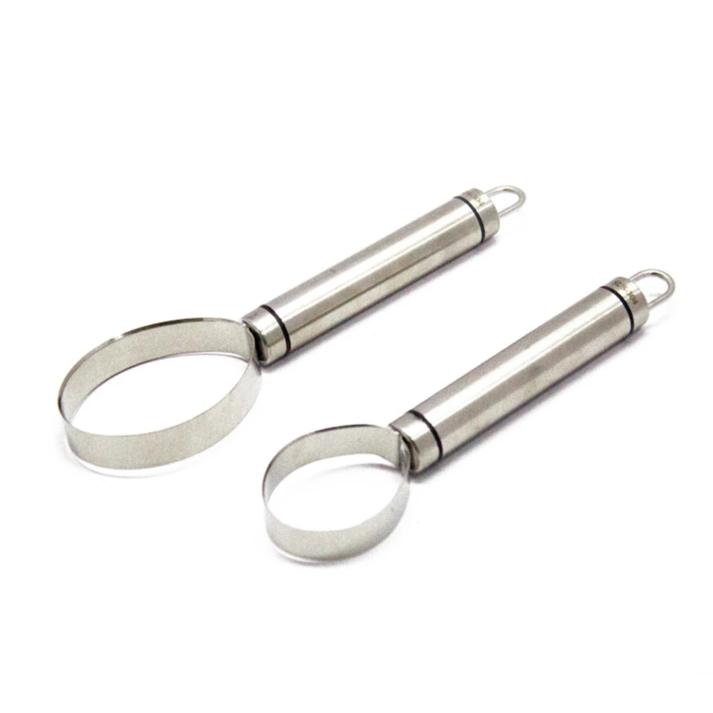 

3Pcs Fruit Salad Tool Set Stainless Steel Removers Different Sizes Easy Clean Kitchen Food Handling Kitchen Tool