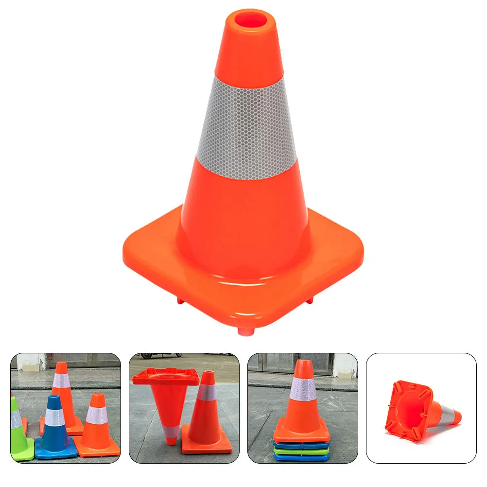 

Traffic Cone Plastic Durable Safety Cone for Drivers Training Outdoor Parking Cones Road Traffic Barrier Safety Cones