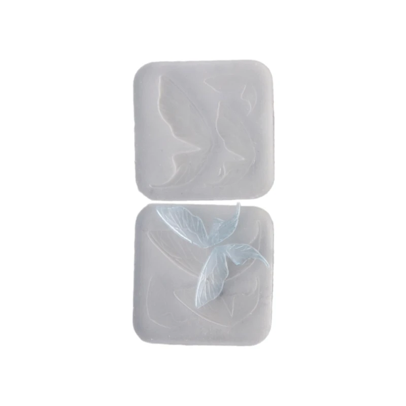 Butterfly Ear Silicone Mold Pottery Ceramic Clay DIY Wing UV Resin Molds D5QB