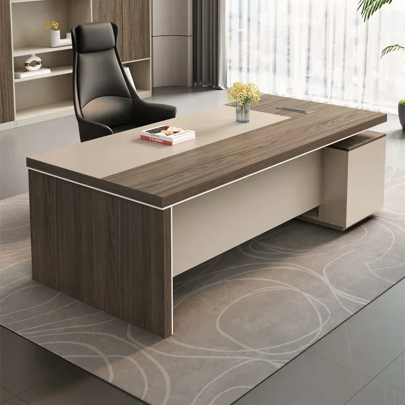 

Simple Design Corner Office Desks Computer Modern Wooden Manager Office Desks Computer With Drawers Furniture Escritorio LLOD