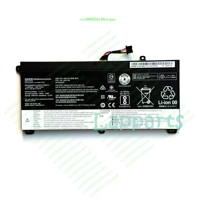 

45N1740 45N1742 SB10K12721 Аккумулятор для Lenovo ThinkPad T550 T560 W550S "% тест"