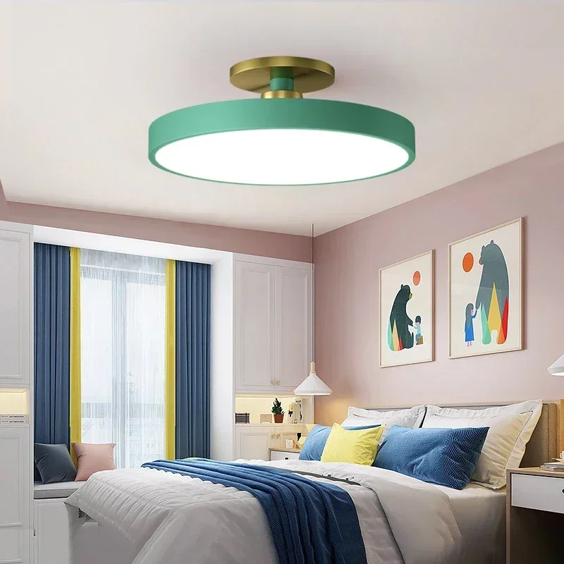 Modern LED Ceiling Chandelier Makaron Ceiling Lights Living Bedroom Study Room Child Corridor Home Indoor Nordic Lamps Lighting