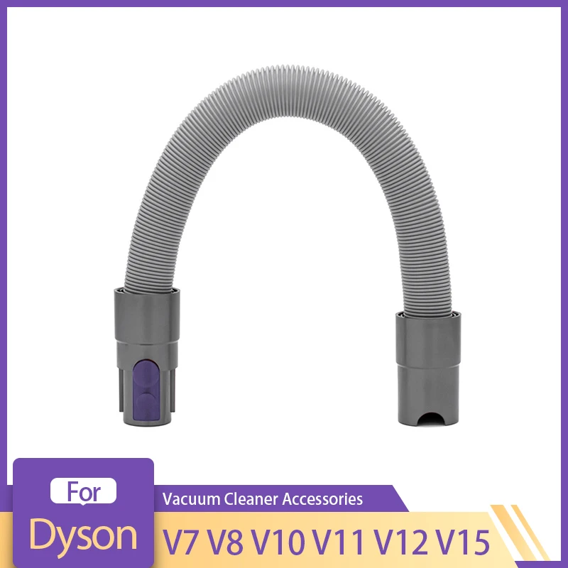 Purple Button Hose For Dyson V7 V8 V10 V11 V12 V15 Vacuum Cleaner Extension Tube Telescopic Pipe Fitting Replacement Accessories