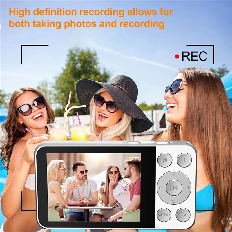 

FEDI-Children's Digital Camera HD Video 4K 30Fps 2000Mah Long Time Recording Recorder Fill Lights OTG Fuction
